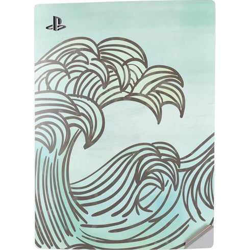 California Big Wave PS5 Digital Edition Console Skin